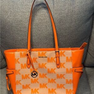 Michael Kors Vibrant Orange Tote